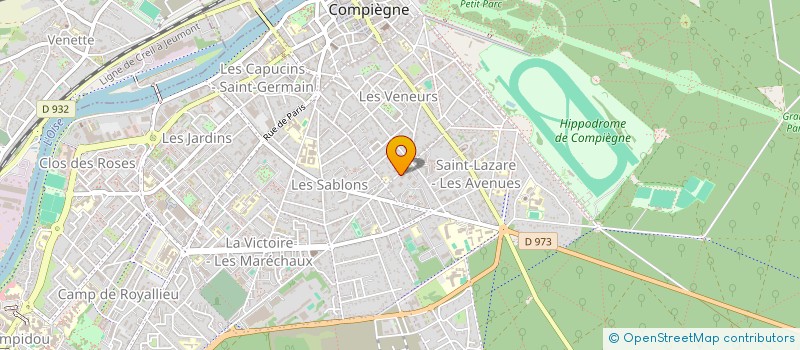 localisation de l'entreprise S.C.I. CARNOT IV  COMPIEGNE