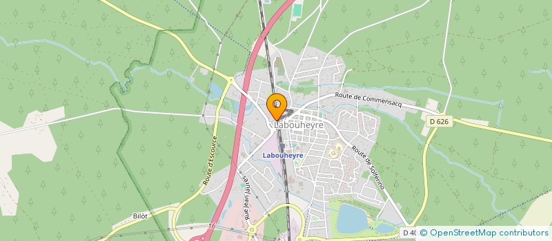 localisation de l'entreprise S.C.I. CARREY  LABOUHEYRE