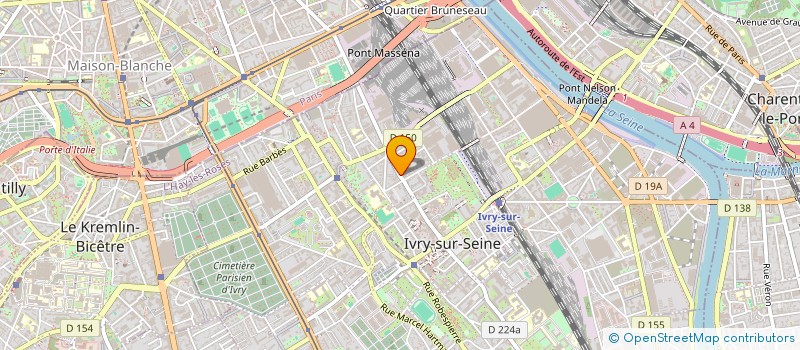 localisation de l'entreprise S.C.I. CASAMAR 94 à IVRY-SUR-SEINE