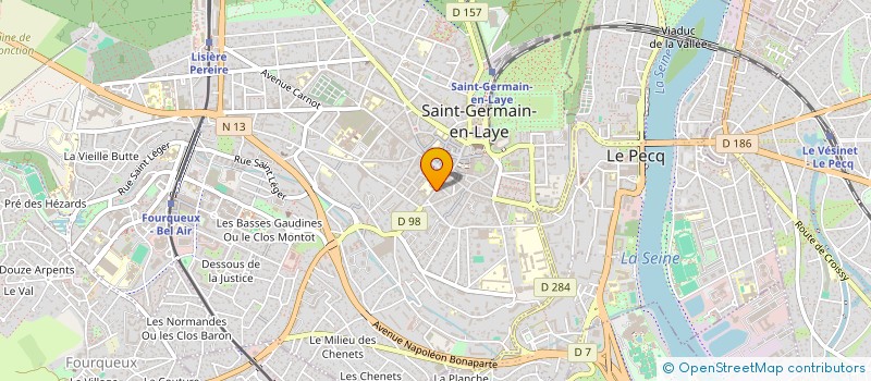 localisation de l'entreprise S.C.I. CASH IMMO  SAINT-GERMAIN-EN-LAYE