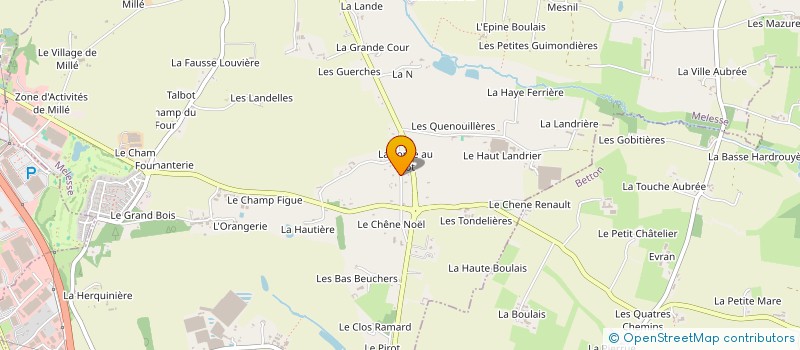 localisation de l'entreprise S.C.I CATJEF  MELESSE