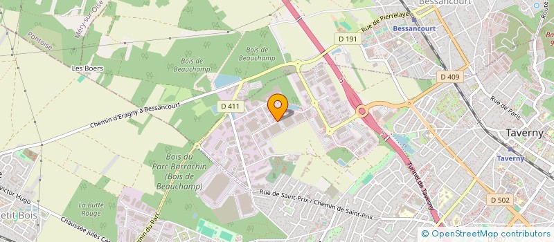 localisation de l'entreprise S.C.I. CATRINA  TAVERNY