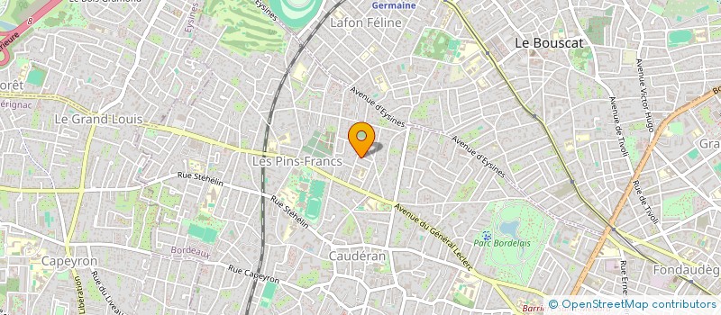 localisation de l'entreprise S.C.I CAUTERETS  BORDEAUX