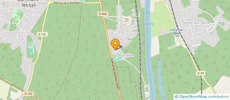 localisation de l'entreprise S.C.I. CAZOULAT SANTE SPORT  LA ROCHETTE