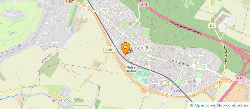 localisation de l'entreprise S.C.I. CBF78 à NOISY-LE-ROI