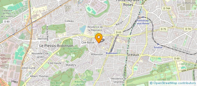 localisation de l'entreprise S.C.I. CCLB à LE PLESSIS-ROBINSON