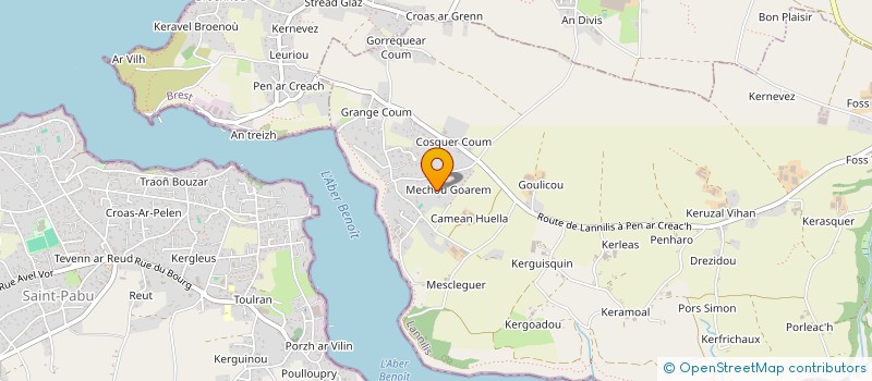 localisation de l'entreprise S.C.I. CCM  LANNILIS