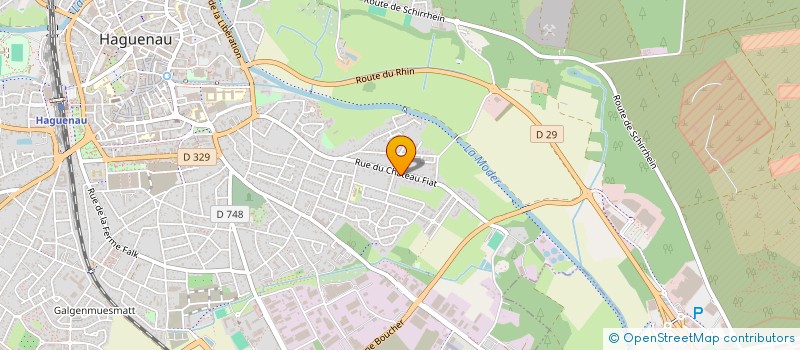 localisation de l'entreprise S.C.I CDC RIEDISHEIM  HAGUENAU