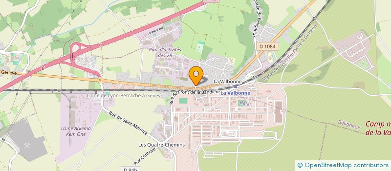 localisation de l'entreprise S.C.I CEJELERO à BELIGNEUX