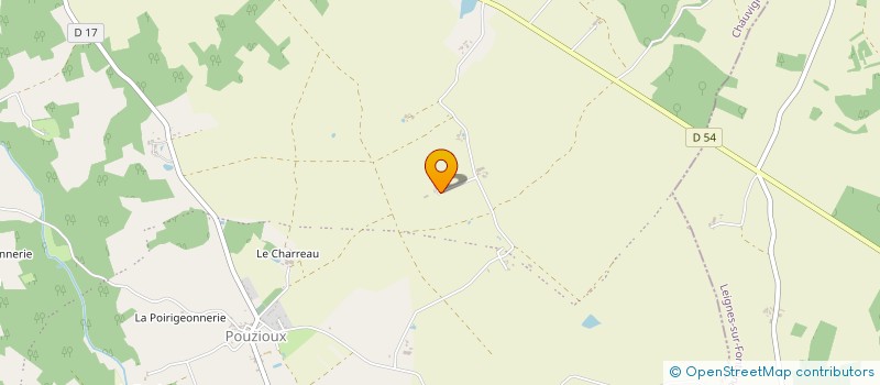 localisation de l'entreprise S.C.I CELAUMA  PAIZAY-LE-SEC