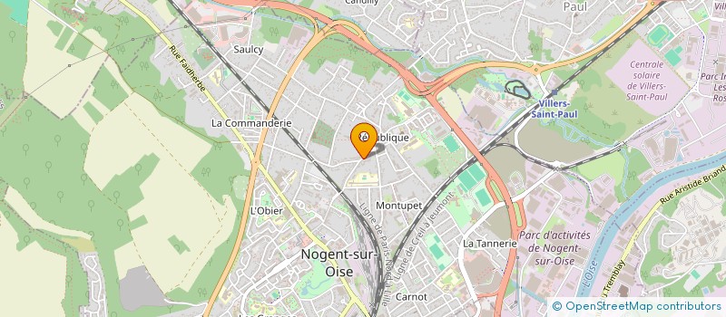 localisation de l'entreprise S.C.I CEMIR  NOGENT SUR OISE