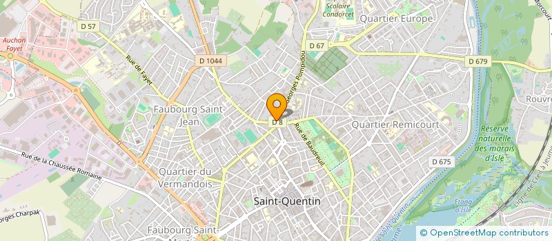 localisation de l'entreprise S.C.I. CENA à SAINT-QUENTIN