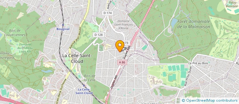 localisation de l'entreprise S.C.I. CERGY CHAUFFOURS  LA CELLE-SAINT-CLOUD