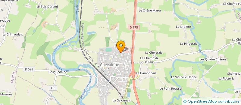 localisation de l'entreprise S.C.I. CESSON IMMOBILIER  CHEVAIGNE