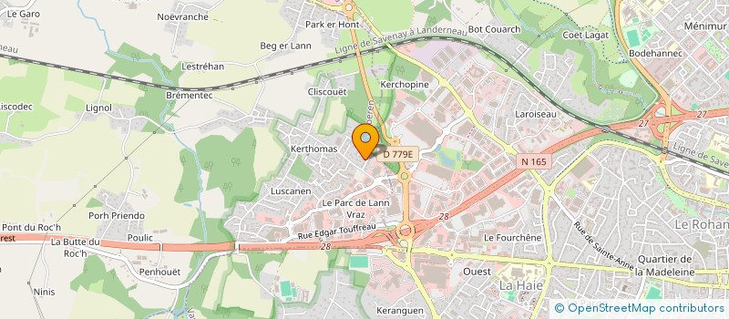 localisation de l'entreprise S.C.I CEVIJUVA  PLOEREN