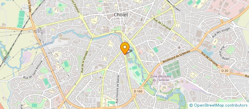 localisation de l'entreprise S.C.I CEXAB à CHOLET