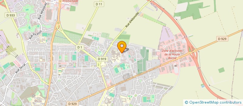 localisation de l'entreprise S.C.I. CF THUISON à AMIENS