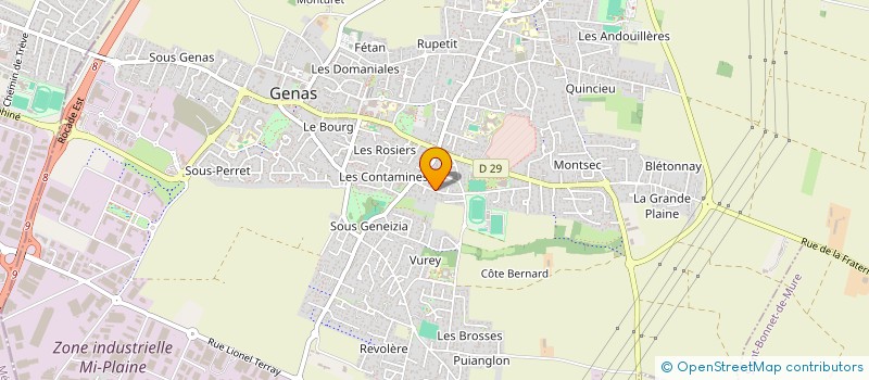 localisation de l'entreprise S.C.I. CFJM  GENAS