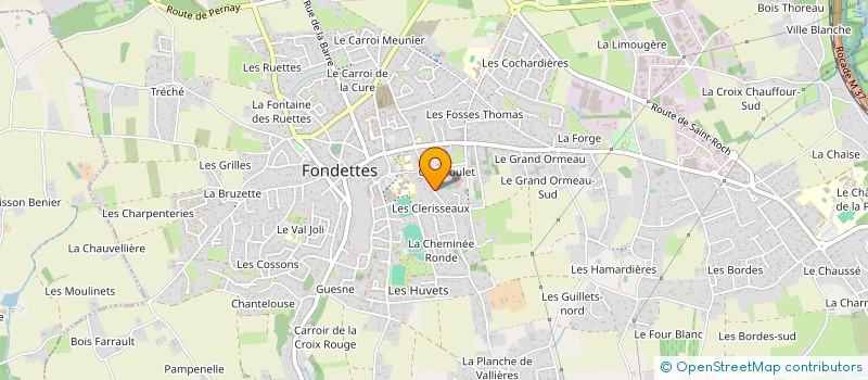 localisation de l'entreprise S.C.I CG à FONDETTES