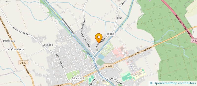 localisation de l'entreprise S.C.I. CHA.MO  MONTECH