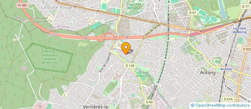 localisation de l'entreprise S.C.I. CHA MONTROUGE à VERRIERES-LE-BUISSON