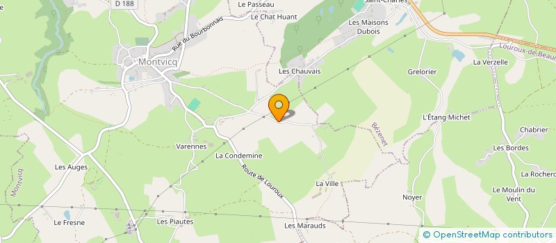 localisation de l'entreprise S.C.I. CHABRIER  MONTVICQ