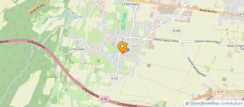 localisation de l'entreprise S.C.I. CHALIMA  IBOS