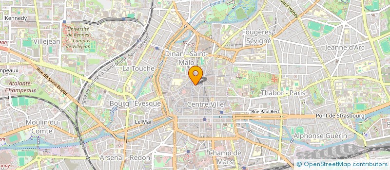 localisation de l'entreprise S.C.I CHAMAS  RENNES