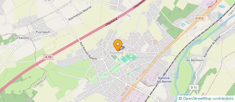 localisation de l'entreprise S.C.I. CHAMPAGNE-FAUX  NAINTRE