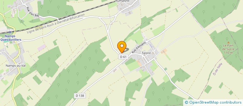 localisation de l'entreprise S.C.I. CHANTPHIL I  MOYENCOURT-LES-POIX