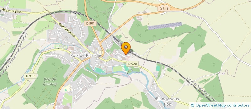 localisation de l'entreprise S.C.I. CHANTPHIL II  MOYENCOURT-LES-POIX