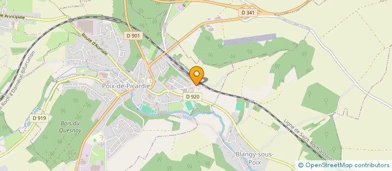 localisation de l'entreprise S.C.I. CHANTPHIL III  MOYENCOURT-LES-POIX