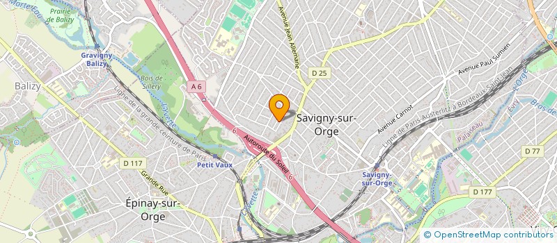 localisation de l'entreprise S.C.I. CHARLES EDOUARD VICTOIRE à SAVIGNY-SUR-ORGE
