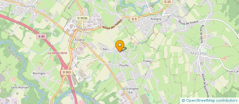 localisation de l'entreprise S.C.I. CHARRETOUR  CONTAMINE-SUR-ARVE