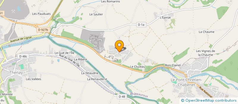 localisation de l'entreprise S.C.I. CHATELAIN LIVERNETTE à CHASSENEUIL