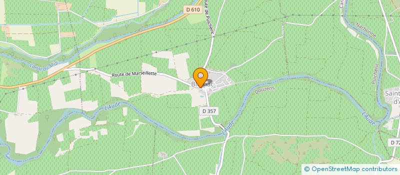 localisation de l'entreprise S.C.I. CHATON  CAPENDU