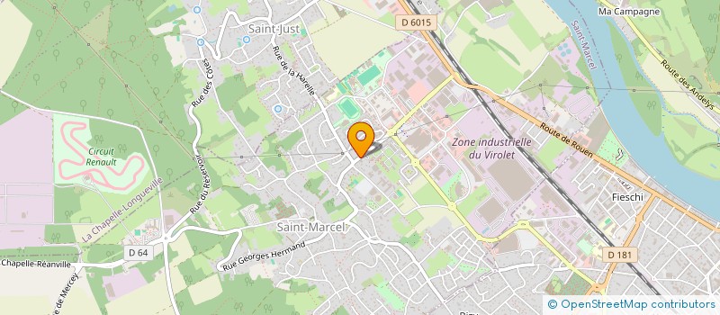 localisation de l'entreprise S.C.I. CHATRE  SAINT-MARCEL