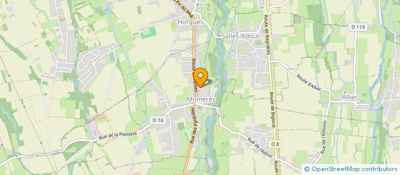 localisation de l'entreprise S.C.I. CHOY  MOMERES