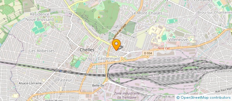 localisation de l'entreprise S.C.I.CICEK  CHELLES