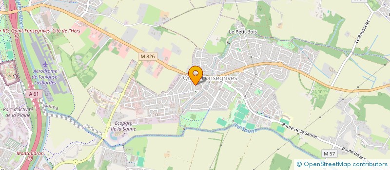 localisation de l'entreprise S.C.I. CILAOS  QUINT-FONSEGRIVES