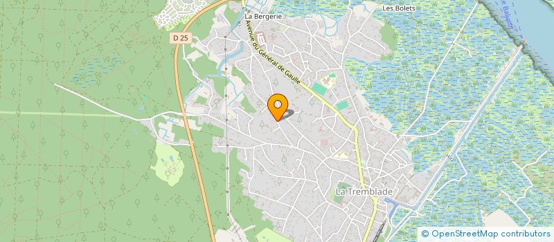 localisation de l'entreprise S.C.I. CILAR  LA TREMBLADE