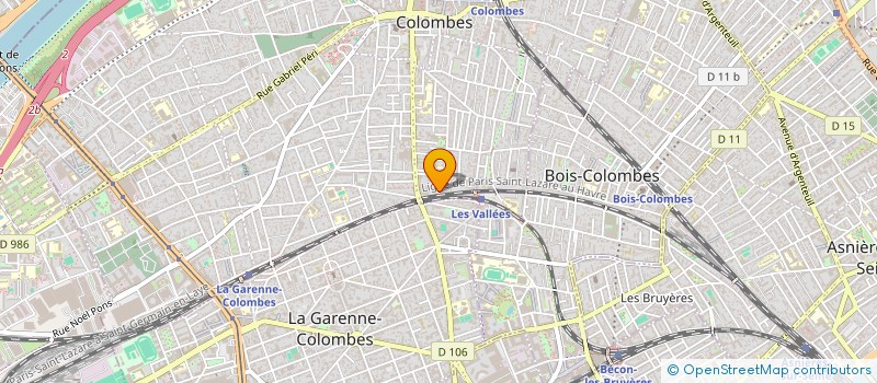 localisation de l'entreprise S.C.I CINA à COLOMBES