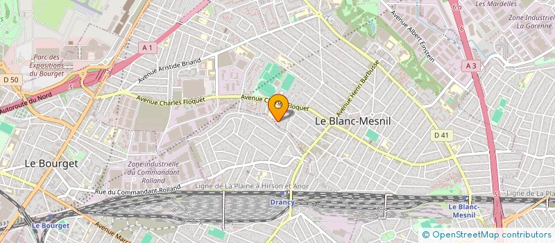 localisation de l'entreprise S.C.I. CKC à LE BLANC-MESNIL
