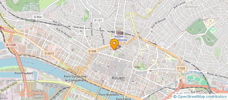 localisation de l'entreprise S.C.I. CLAMM à ROUEN
