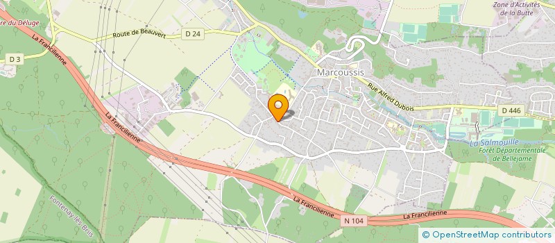 localisation de l'entreprise S C I CLARALY  MARCOUSSIS