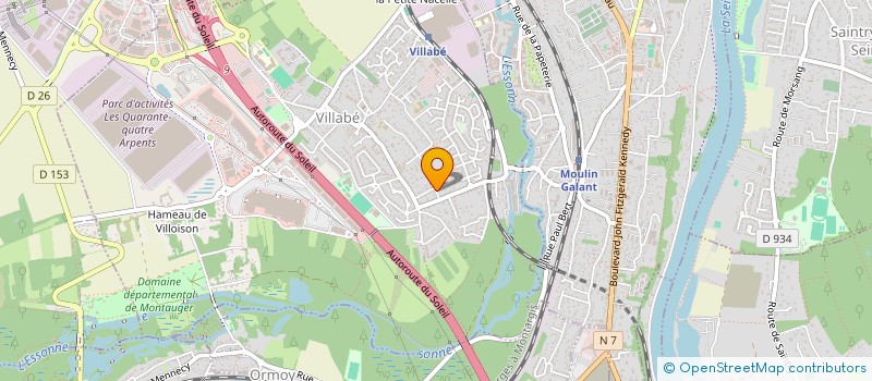 localisation de l'entreprise S.C.I. CLAREMTHO  VILLABE