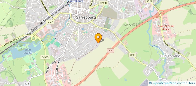 localisation de l'entreprise S.C.I. CLARKII à SARREBOURG