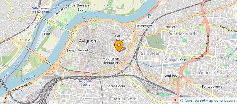 localisation de l'entreprise S.C.I.CLE BOSARD  AVIGNON