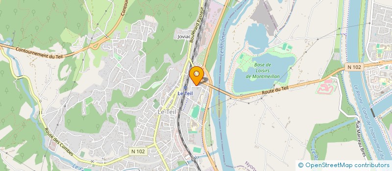 localisation de l'entreprise S.C.I. CLEMA  LE TEIL