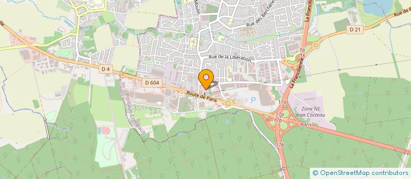 localisation de l'entreprise S.C.I. CMES à PONTAULT-COMBAULT